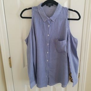 Ambience Blouse with Shoulder Cut out